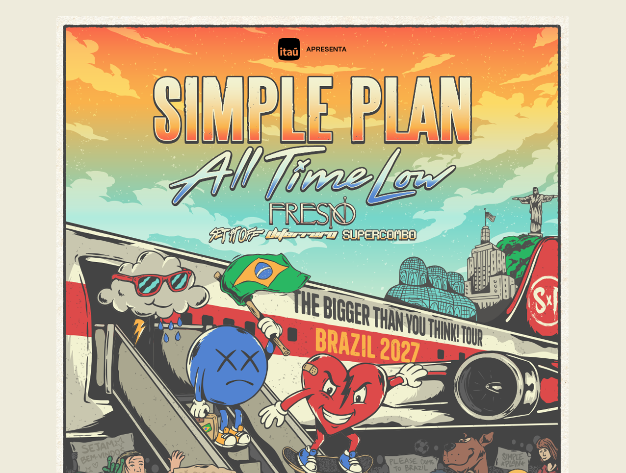 Divulgação: Simple Plan